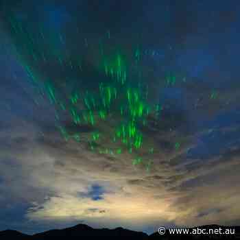 Beam me up: green lasers in Hobart's sky a Tasmanian first - Your Afternoon - ABC News