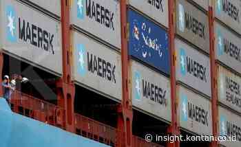 Mumbai Maersk, Salah Satu Kapal Kontainer Terbesar di Dunia Kandas di Laut Utara - Insight Kontan