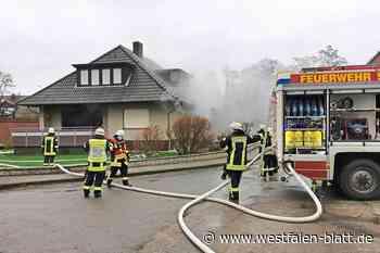 Brand macht Haus in Stemwede unbewohnbar - Westfalen-Blatt
