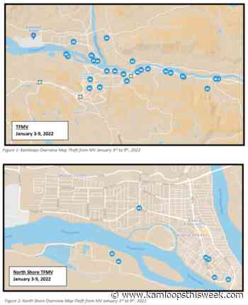 In January, 89 reported thefts from vehicles in Kamloops - Kamloops This Week