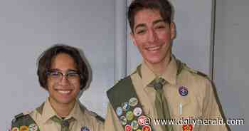 North Aurora Scouts BSA Troop 104 celebrates double Eagle awards - Chicago Daily Herald