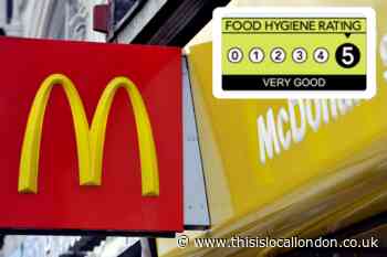 Hygiene ratings for every McDonald's in Greenwich