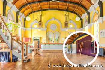 £1.3 million apartment in a Greenwich former war chapel for sale on Rightmove
