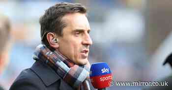 Man Utd give food away for free after Gary Neville's solution amid anti-Glazer chant - The Mirror
