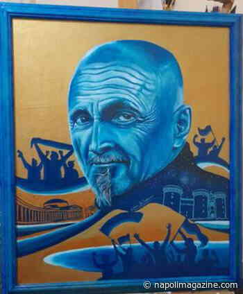 FOTO ZOOM - "Il Vesuvio dentro", l'opera di Gaetano Di Bernardo dedicata a Spalletti - Napoli Magazine
