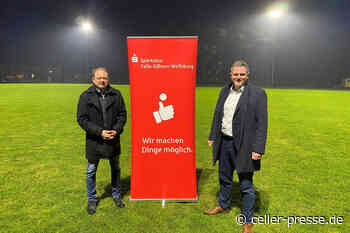 Sparkasse Celle-Gifhorn-Wolfsburg fördert den SSV Südwinsen – Rund 12.000 EURO für eine neue LED-Flutlichtanlage - Celler Presse