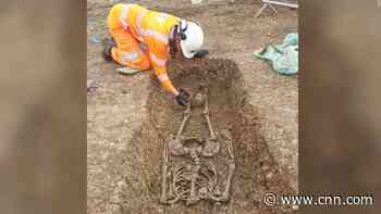 Decapitated skeletons of Roman 'criminals' found during rail excavation