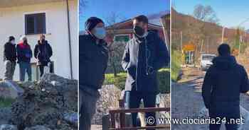 SORA – Ripristino strada Compre Alte: Di Stefano sul posto per verifica andamento lavori - Ciociaria24