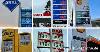 Preischeck an Tankstellen in Ravensburg und Weingarten - Schwäbische