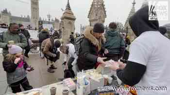 Supporters rally around Canadian trucker convoy providing food, gas and rides