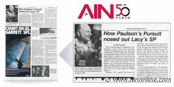 Flashback: How Paulson’s pursuit nosed out Lacy’s SP - Aviation International News