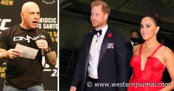 Prince Harry Laying Low While Joe Rogan's Savaging of  Meghan 'Hussy' Markle Makes UK Headlines