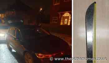 Arrest in Oldham for vehicle offences, machete recovered - theoldhamtimes.co.uk