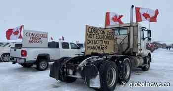 Police in Alberta’s major cities warn of traffic tie-ups as convoys roll through