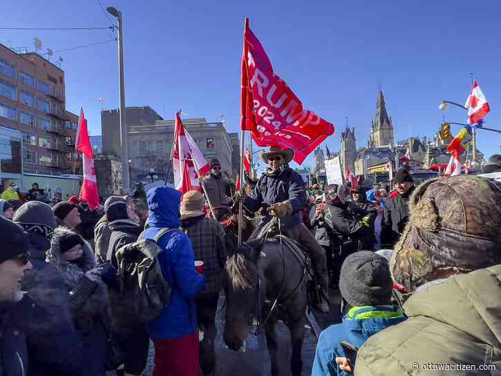Truck convoy: Counter protests at City Hall; Police Services Board calls special meeting
