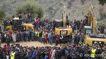 Moroccan rescuers pull 5-year-old boy out of deep well after 4-day ordeal; condition unknown