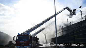 Mannheim: Müllberg-Brand im Jungbusch – Warnung vor Rauchwolke! - mannheim24.de