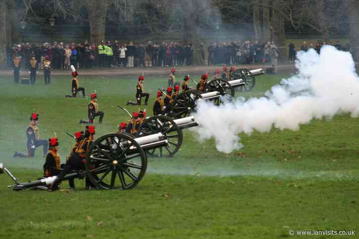 London’s ceremonial gun salutes during 2022