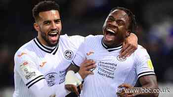 Swansea City 1-0 Blackburn Rovers: Michael Obafemi header gives 10-man Swans victory
