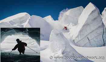 Watch Breathtaking Alpine Ski Run Through Forest, Ice Cave, and Rooftops By Extreme Free-Skier - Good News Network
