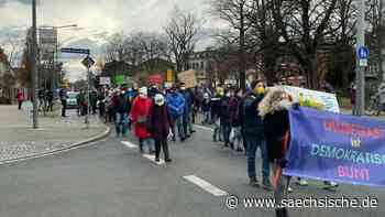 Dresden: Laubegast - Rund 200 Menschen demonstrieren für Demokratie und Vielfalt - Sächsische.de