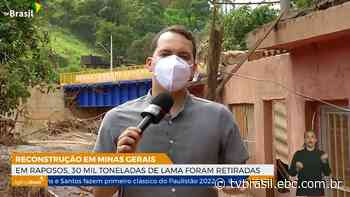 Reconstrução: 30 mil toneladas de lama são retiradas de Raposos (MG) | Repórter Brasil Tarde | TV Brasil | Notícias - TV Brasil |
