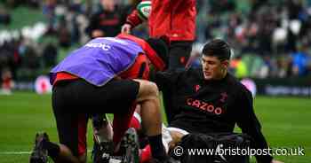 Gloucester winger Louis Rees-Zammit struggling with ankle injury as Wales are 'savaged' by Ireland - Bristol Live