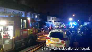 Disruption as Walthamstow fire destroys multiple sheds and house