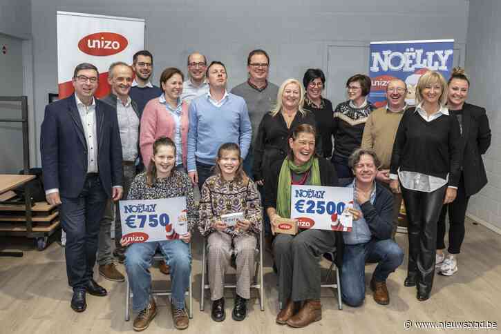 Sabien, Jan en Leen grote winnaars van eerste Noëlly-actie