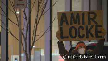 Community members take to the streets to support the family of Amir Locke