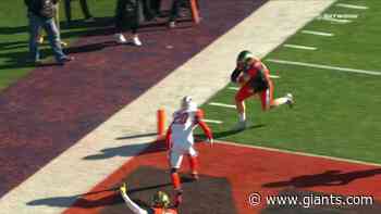 Colorado State TE Trey McBride catches TD from Desmond Ridder | Senior Bowl Highlights - Giants.com