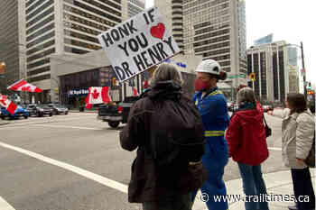 Counter-protesters disrupt Vancouver convoy route – Trail Daily Times - Trail Times