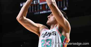 Former Trail Blazers Big Man Zach Collins Makes Spurs Debut - Blazer's Edge