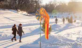 Wind(ter) socks blow along river trail - CHVNRadio: Southern Manitoba's hub for local and Christian news, and adult contemporary Christian programming. - CHVN Radio