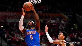 Thunder win third straight with victory over Trail Blazers - TSN