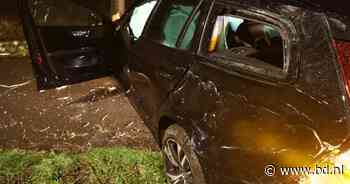 Auto raakt van weg en belandt tegen boom in Wijk en Aalburg, automobilist nergens te bekennen - BD.nl