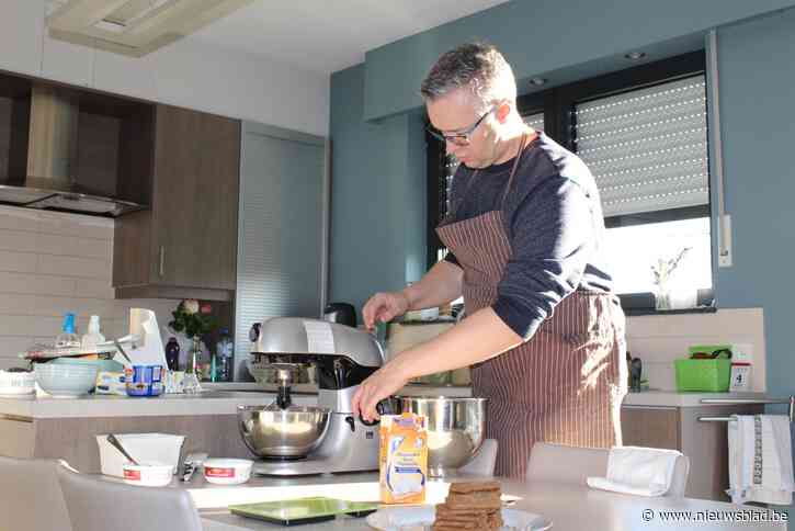 Burgemeester Wim Caeyers kookt voor het goede doel. “Ik heb tiramisu leren maken op kot in Leuven”