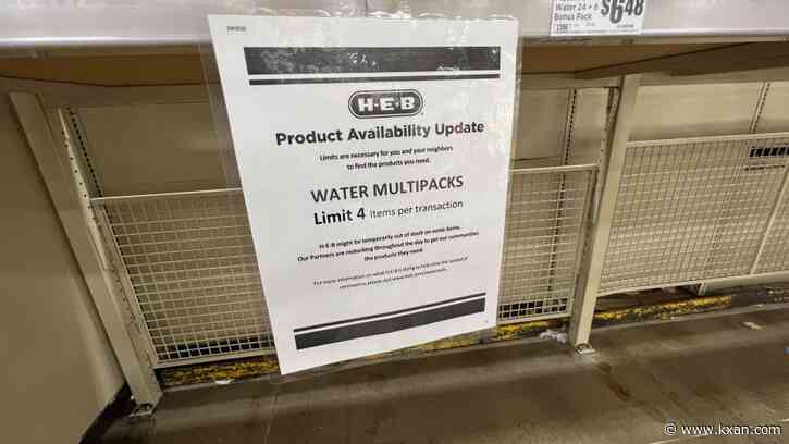 Austin grocery stores, nonprofits bringing in extra water post-boil notice