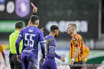 Twee doelpunten gemaakt en rode kaart gepakt in #KVMBEE, dan ben je wel de 'man van de match'