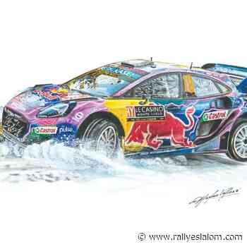 Martino Vallisari stupisce M-Sport con un'opera dedicata alla Puma Rally1 - RS E OLTRE