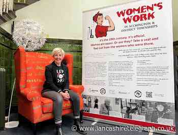 'Talking Chair' of women's history installed in Accrington Library