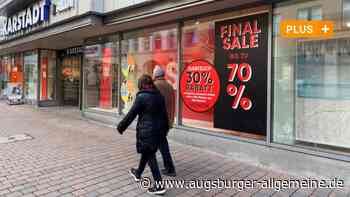 Es ist mal wieder "Sale"-Zeit in der Augsburger Innenstadt