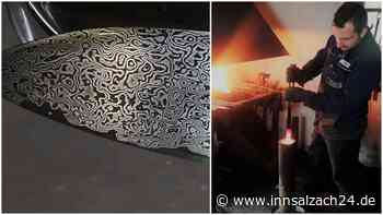 500 Schichten bis zum fertigen Messer – Matthias Schmid aus Niedertaufkirchen schmiedet Damaszenerstahl