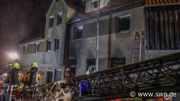 Feuerwehr Oberrot: Kellerbrand in Wohnhaus - SWP