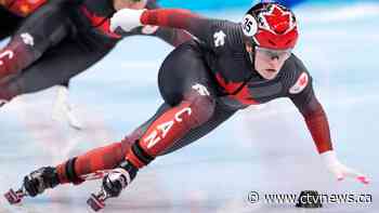 Canadian Boutin wins bronze in short-track speedskating