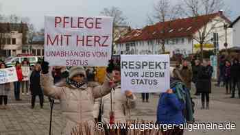 Impfgegner protestieren in Mindelheim | Mindelheimer Zeitung - Augsburger Allgemeine