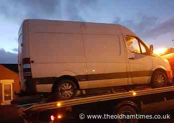 White van taken away after reportedly blocking disabled access area in Oldham - theoldhamtimes.co.uk
