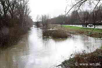 Dauerregen lässt Gewässerpegel in Münster steigen