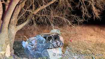 Police identify person killed after vehicle hit tree, caught fire on Ballard Street near Yorktown