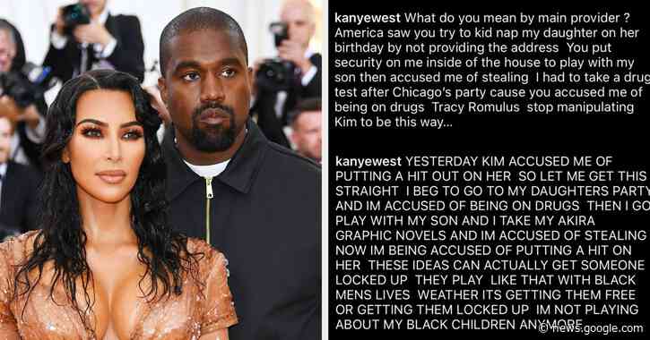 Kanye West Deleted All Of His Instagram Posts Calling Kim Kardashian Out After She Accused Him Of “Constant Attacks” And Public Manipulation Amid Their Messy Feud Over Raising Their Children - BuzzFeed News